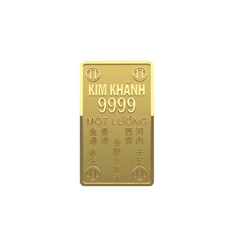 Kim Khanh 9999 Gold Chip on Display